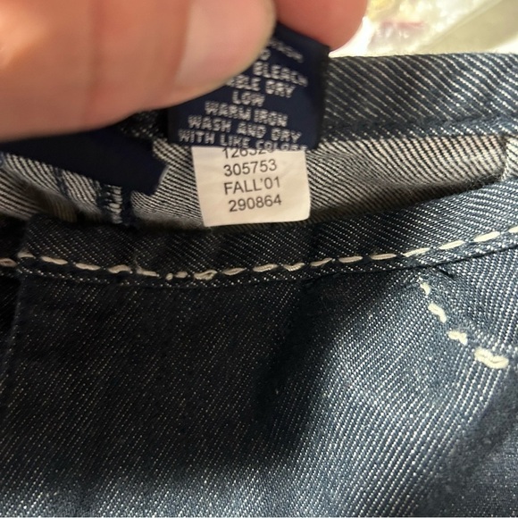 Vtg Gap Women’s Denim Bootcut Flare? Size 6 White Stitch BNWT Jeans Hippie - Picture 6 of 7